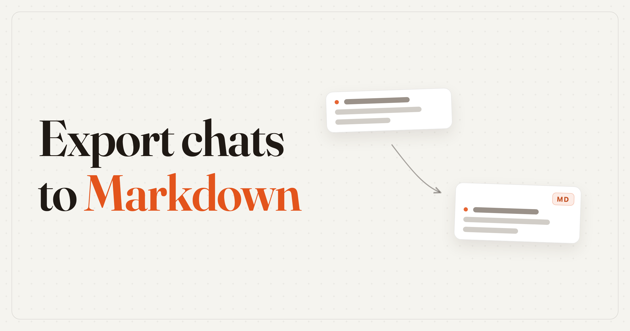 How to Export ChatGPT Conversations to Markdown (2026 Guide) — article cover