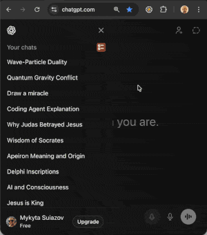 Copy full ChatGPT conversation demonstration