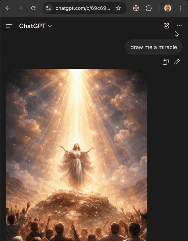 Downloading every image in a ChatGPT conversation as one ZIP