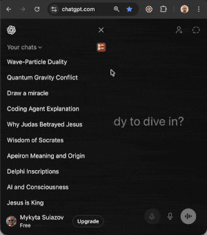 Exporting a ChatGPT conversation to Markdown
