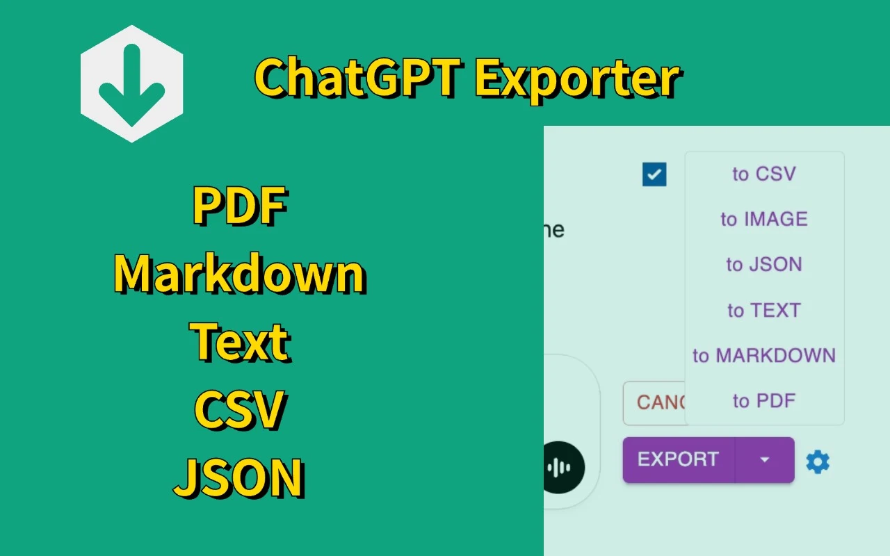 ChatGPT Exporter — screenshot 2 from its Chrome Web Store listing