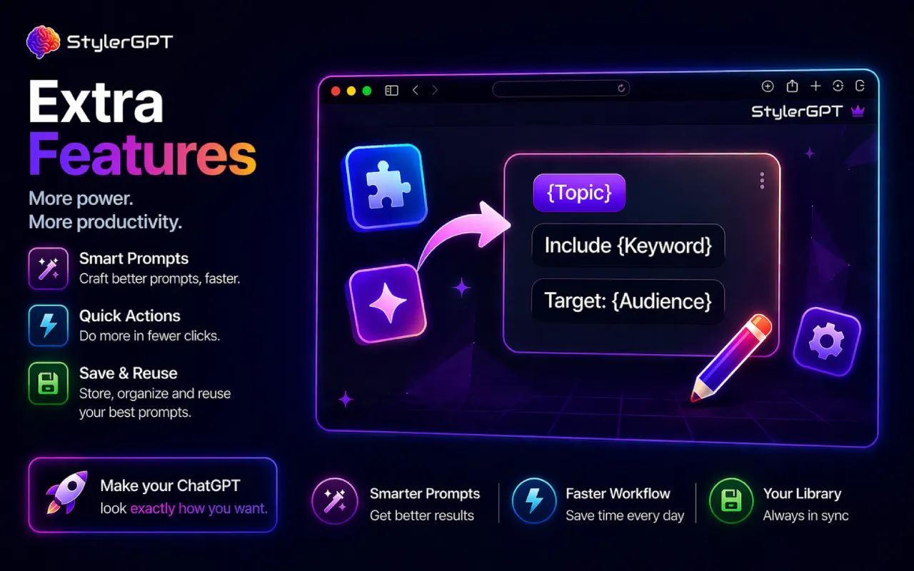 StylerGPT — screenshot 2 from its Chrome Web Store listing