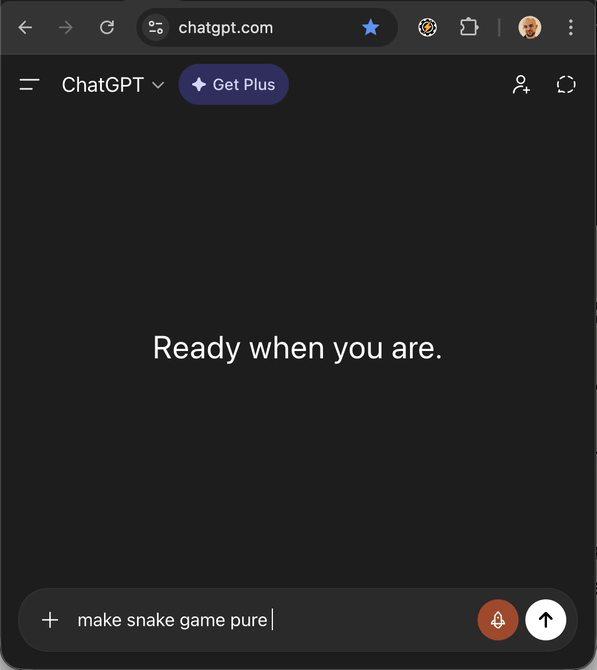 The ChatGPT Pro Tools Prompt Optimizer rewriting a rough draft into a clearer prompt