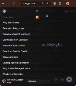 Batch select and manage ChatGPT chats demonstration